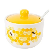 Сахарница керамическая с ложкой Honey 0.45 л. 32480