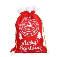 Мешок новогодний Merry Christmas красный 40 см. х 60 см. 50137