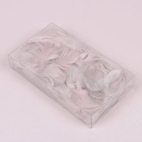 Перья декоративные серые 50 г. 38400