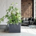Горшок пластмассовый с вкладом URBI CASE BETON EFFECT TOWER маренго 58см.
