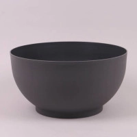 Горшок пластмассовый Misa Satina антрацитовый 29.5см.