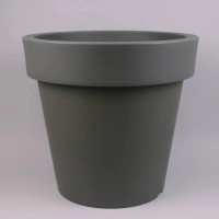 Горшок пластмассовый Lexo Round серый 60см.