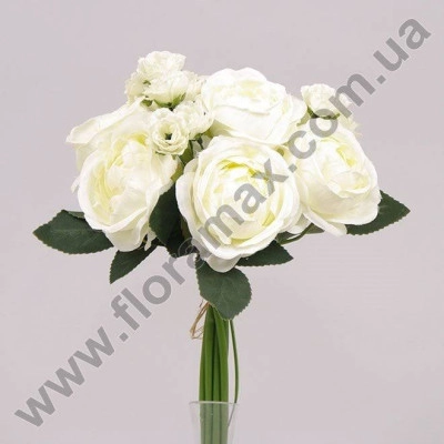 Букет Камелій біло-зелений 70157