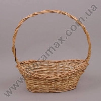 Корзина для цветов Лодка №4 бежевая 9303