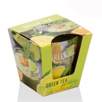 Свеча ароматическая "Green Tea" (Pudding) 28834