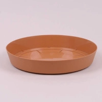 Подставка пластмассовая Lofly Saucer терракотовая 9.5см.