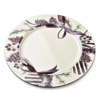 Підставка для свічки Blanche Colours біла з малюнком D-33 см. 35900