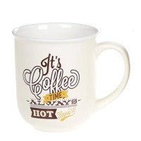 Чашка фарфорова Coffee Time 0,38 л. 32686