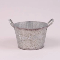 Кашпо металеве Home & Garden D-20 см. 38788