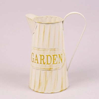 Кашпо металеве Глечик GARDEN жовте 38893