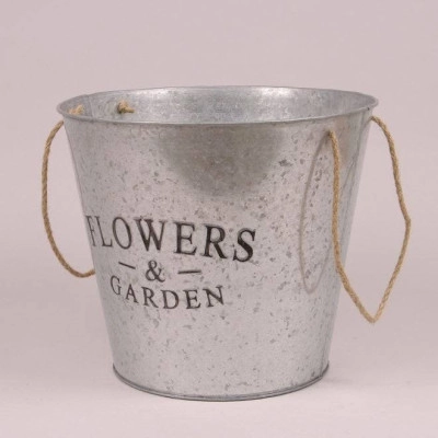 Кашпо металлическое Flowers & Garden D-29 см. 24171
