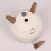 Горшок пластмассовый Misa Roma JUMPER ECO WOOD белый 29см.