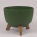 Горщик пластмасовий Misa Roma JUMPER ECO WOOD зелений лісовий 47см.