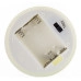 Свічка LED в склі з таймером D-7,5 см. H-15 см. 34473