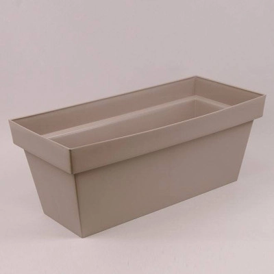 Балконный ящик Cube Case мокка 40см.