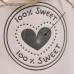 Ваза керамічна біла 100% SWEET H-20 см. (Уцінка !!!) 36469