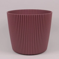 Горшок пластмассовый Milly Round марсаловый 40см.