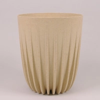 Горщик пластмасовий Mira ECO WOOD пісочний 39см.