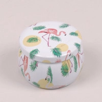 Коробочка металлическая Фламинго 25253