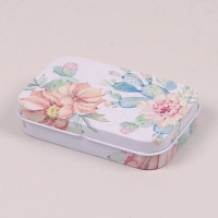 Коробочка металева Кактуси 25294