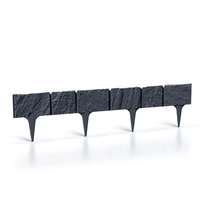 Бордюр садовый Garden Stone антрацитовый 3.9м.