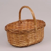 Корзина из лозы коричневая 45736