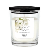 Свічка ароматична з дерев'яною кришкою Bispol "Elegant Bloom" 27720