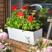 Горшок пластмассовый BEGONIA DLUTO с вкладом белый 56см.