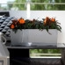 Горщик пластмасовий BEGONIA з вкладом сірий 56см.