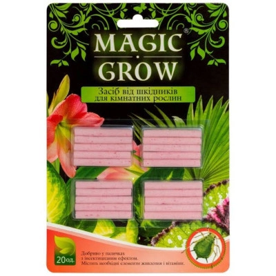 Удобрение в палочках Magic Grow от вредителей 20 шт. 1787