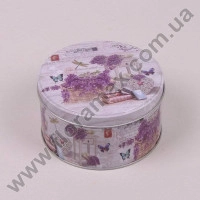 Коробка металева кругла 36019