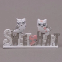 Надпись Sweet heart с совами 26141
