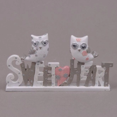Напис Sweet heart з совами 26141