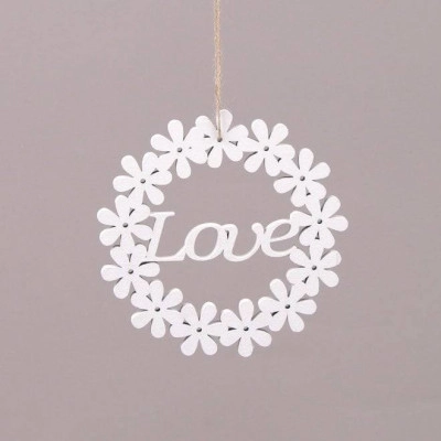 Подвеска LOVE белая 8625