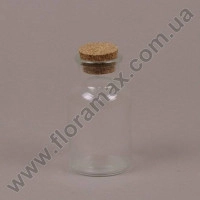Пляшка з корком 0,175 л. 35047