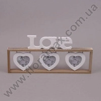 Фоторамка дерев'яна Love 21825