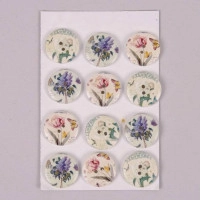 Декор на липучці Гудзик (12 шт.) 22538