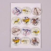 Декор на липучке Пуговица (12 шт.) 22575