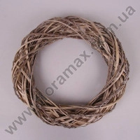 Венок из лозы коричневый 40 см. 40358