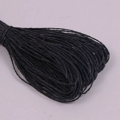 Шнур для декору чорний 50 м. 25559